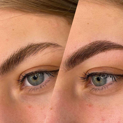 Six Mondes De Beauté, beauté du regard, Mise en forme et teinture des sourcils, Restructuration et teinture des sourcils, Rehaussement, teinture et soin rajeunissant des cils